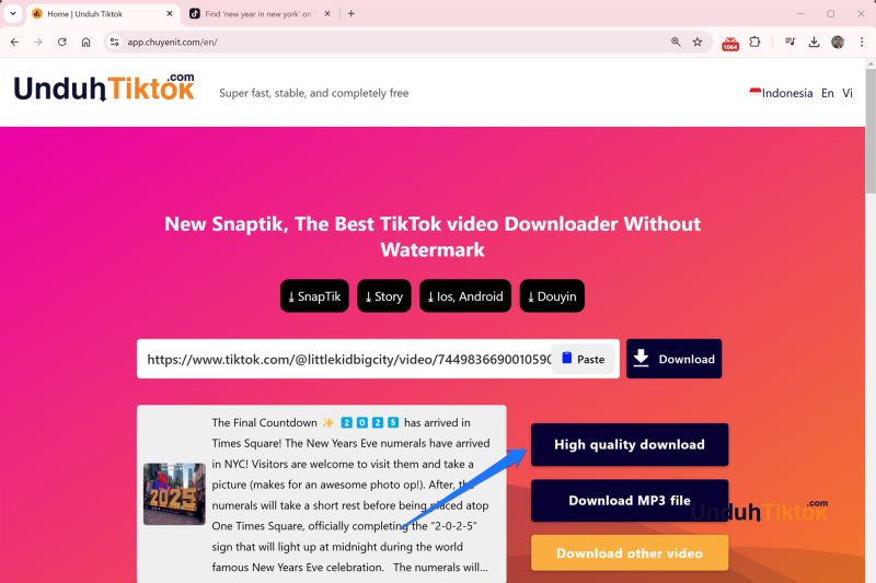 SnapTikTok App – Công Cụ Xóa Logo TikTok Đơn Giản và Hiệu Quả từ UnduhTiktok