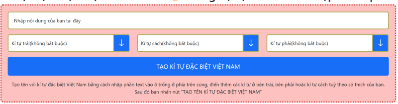 Sử dụng icon hoặc kí tự đặc biệt để tạo điểm nhấn