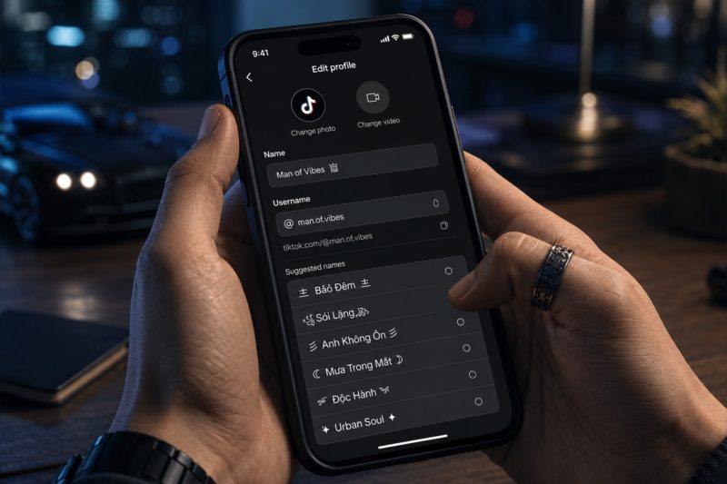Tên TikTok nam có kí tự đặc biệt: dùng sao cho đẹp mà không rối?
